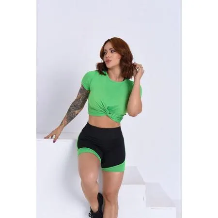 blusa cropped nozinho Dray Fitnes Feminino  Academia Confortável para Malhar e de Qualidade Moda Esportiva