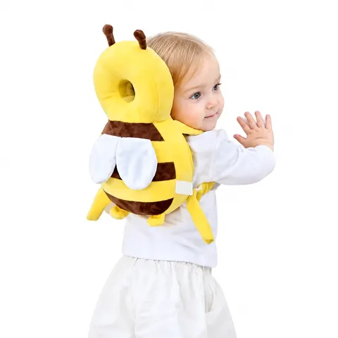 Protetor de cabeça para bebês, almofada de proteção para aprender a andar, protetor de cabeça anti-queda, touca para proteger a cabeça ao andar, com desenhos animados, para segurança das crianças.