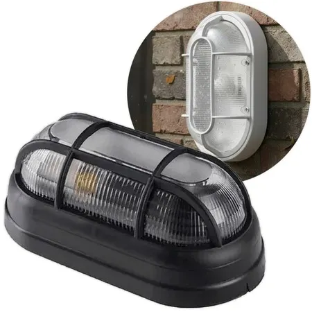 Luminária Arandela Tartaruga Lampada Soquete E27 Bivolt Parede Teto Preta OPL