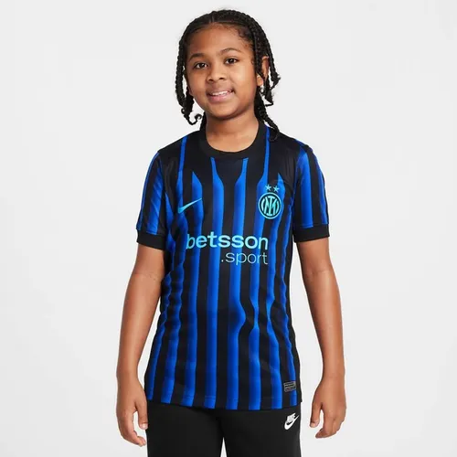 Camisa Nike Inter de Milão I 2025/26 Torcedor Pro Infantil