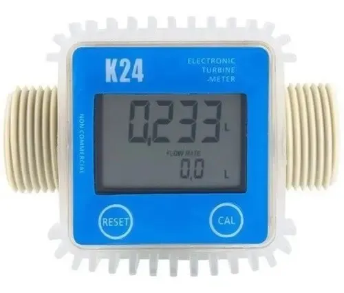 Medidor Digital de Fluxo Vazao K24 Oleo Diesel Gasolina Br