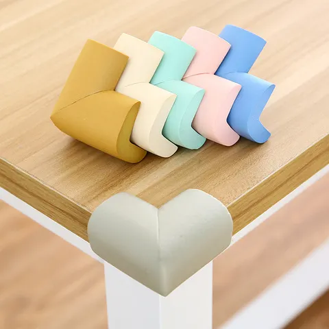 5/10 pçs canto de segurança do bebê casa cantos borda macia toddle proteção de segurança infantil protetor de móveis guardas de mesa capa