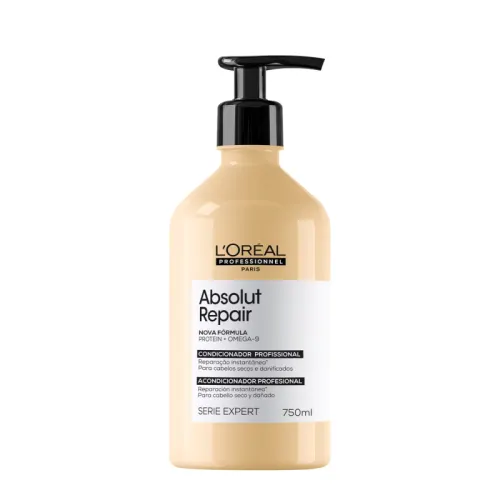 Condicionador Absolut Repair Gold Quinoa Protein L'Oréal Professionnel Serie Expert 750ml