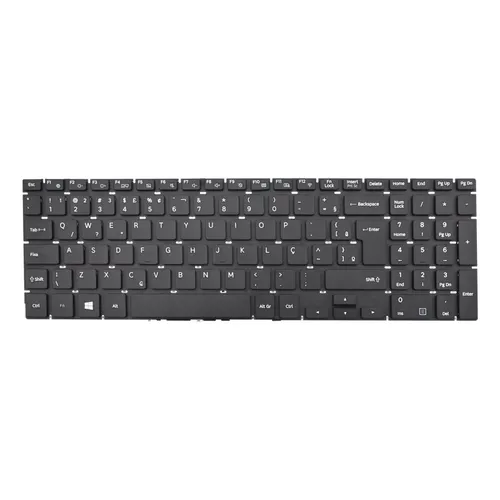 Teclado para Notebook Samsung Expert NP500R5M-XW2BR ABNT2 Preto