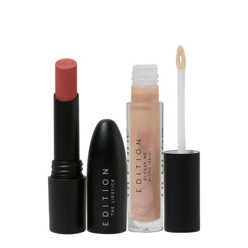 Kit Océane Edition Nude Pink Batom e Glossy Me Glazed (2 Produtos)