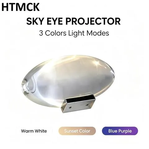 Luminária de mesa LED Sky Eye Crystal, luminária decorativa para quarto e sala de estar, projetor noturno, ideal como presente.