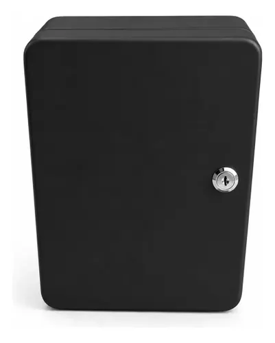 Porta Chaves Claviculário para 48 Chaves em Aço Cor Preto
