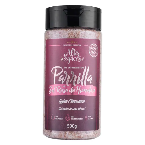 Sal de Parrilla Rosa do Himalaia Altis Spices 500g – Pote
