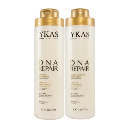 Kit Ykas Dna Repair Shampoo + Condicionador 1 Litro