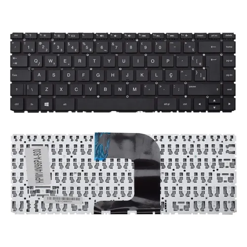 Teclado para Notebook Hp L9M30LA#AC4 ABNT2 Preto