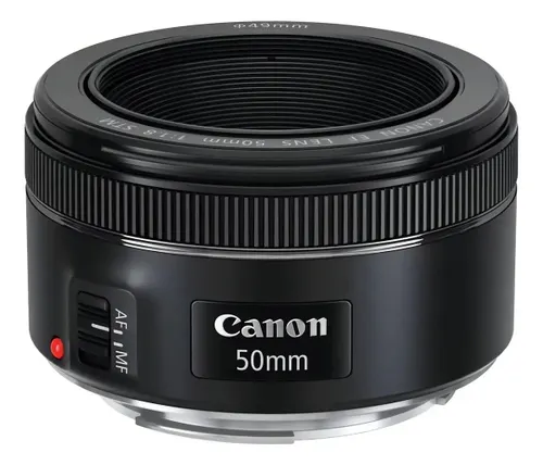 Lente Canon Ef 50mm F/1.8 Stm Cor Preto