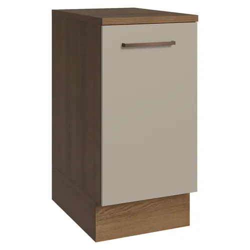 Balcão 40 cm 1 Porta Rustic/Crema Agata Madesa
