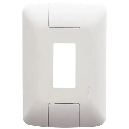 Placa com 1 Posto Vertical Aria Branca 4x2 Tramontina