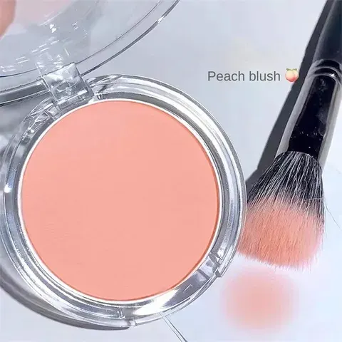 Blush monocromático fosco natural bochecha cor iluminando rosto à prova dwaterproof água contorno facial maquiagem blush em pó maquiagem macia