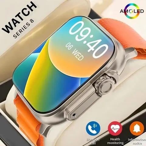 Original t900 ultra 2 relógio inteligente 49mm das mulheres dos homens bluetooth chamada bt jogo de música carregamento sem fio nfc smartwatch para android ios