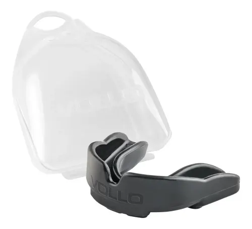 Protetor Bucal Preto com Estojo Vm502-6 Vollo sem Sabor