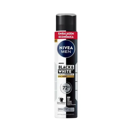 Desodorante Nivea Men Aerosol Black & White Invisible Epic Night 200ml