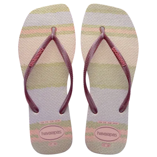 Chinelo Havaianas Slim Square Palette Glow