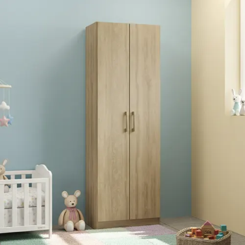Armário Utilitário Infantil 2 Portas Noce Carraro