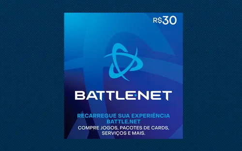 Cartão Presente Battle. Net - R$ 30 [Exclusivo Brasil]