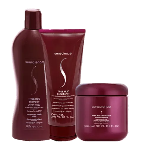 Kit Senscience True Hue Duo e Inner Restore Intensif Moisturizing Mask 500ml