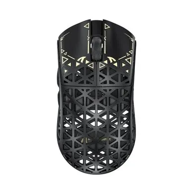 Mouse Gamer sem Fio Attack Shark R5 Ultra, 42000 DPI, Fibra de Carbono, Switch Óptico, Tri-Mode Wireless Bluetooth USB-C, Preto - R5 ULTRA