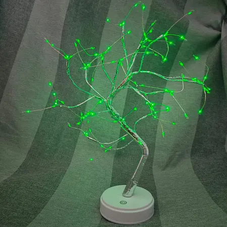 Luminária Arvore Irlanda 108 LEDs Decoração Abajur Linha Lumiére Material Resistente e Qualidade Super Luminoso