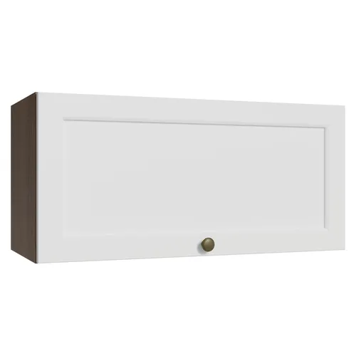 Armário Aéreo 70 cm 1 Porta Basculante Rustic/Branco Vik Madesa