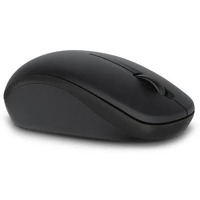 Mouse sem Fio Dell, Wirelles, 1000 DPI, 3 Botões, Preto - WM126
