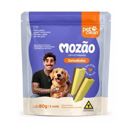 Petisco Geladinho Mozão P/Cães Melancia Refrescante - 80g