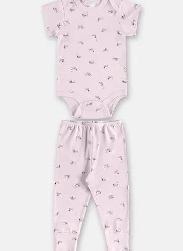 Conjunto Essential Body e Calça Bebê Menina Rosa