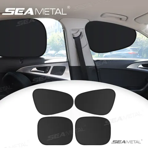 SeameTAL sombra de sol do carro cortina capa absorção eletrostática janela lateral do carro pára-sol protetor uv verão acessórios do carro