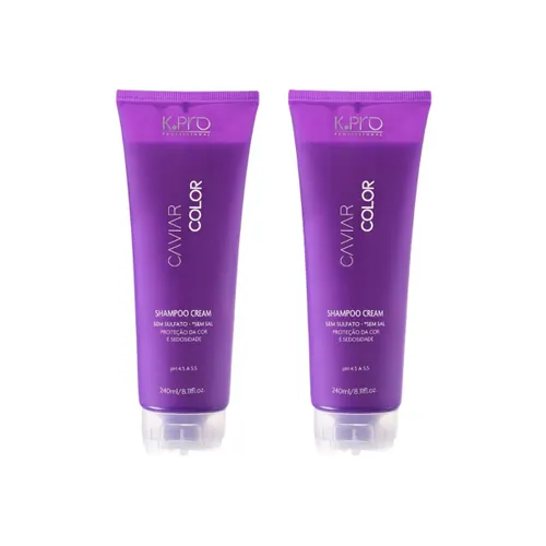 Kit K.Pro Caviar Color 2 Shampoos Cream 240 ml