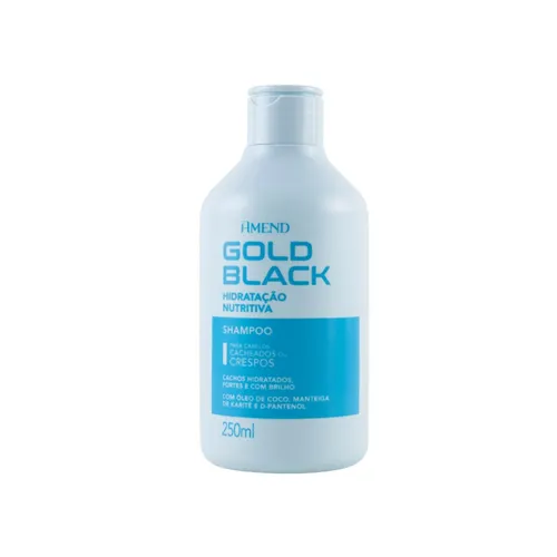 Shampoo Amend Gold Black Hidratação Nutritiva 250 ml
