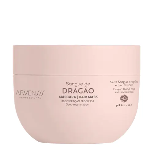 Máscara Capilar Regeneradora Sangue de Dragão Arvensis 250g