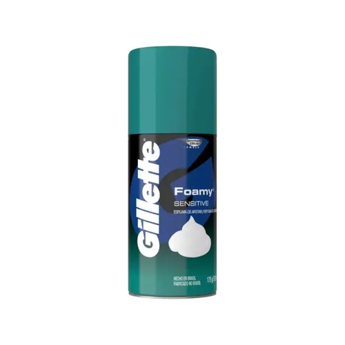 Espuma de Barbear Gillette Foamy Sensitive 175g