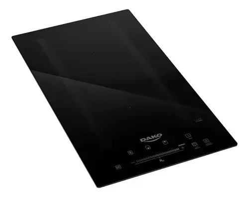 Cooktop de Indução 2 Bocas Dako com Zona Flexível e 9 Níveis de Potência Mais Turbo