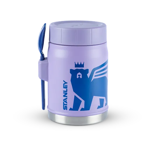 Pote Térmico com Garfolher Youth Lavender Stanley 1913 | 414ML