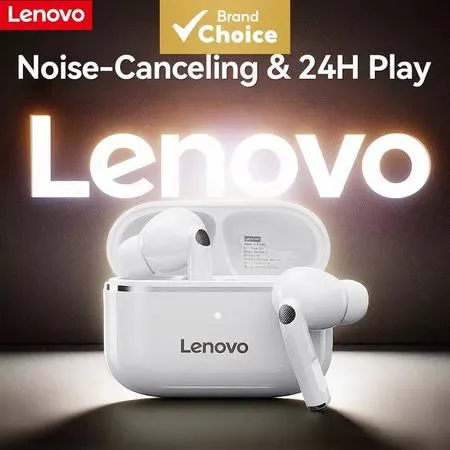 Fones de Ouvido Lenovo EA230 TWS Cancelamento Ativo de Ruído Drivers de 13 Mm 24 Horas de Reprodução Bluetooth HD Chamad
