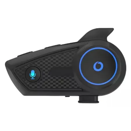 Fone de Ouvido Bluetooth com Microfone para Capacete de Moto