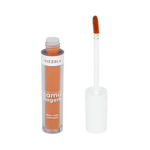 Corretivo Vizzela Camuflagem - Laranja