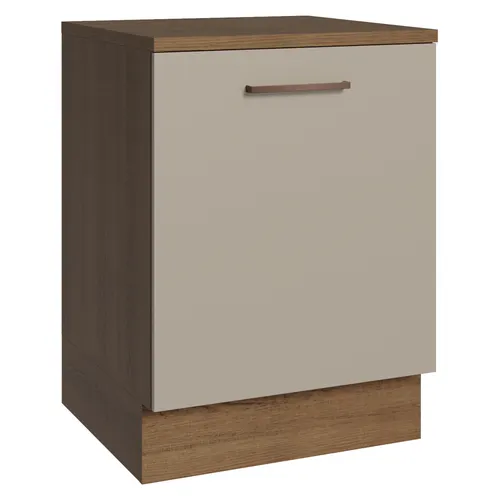 Balcão 60 cm 1 Porta Rustic/Crema Agata Madesa