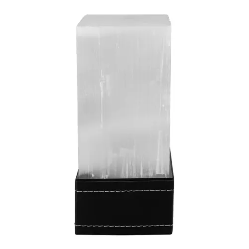 Luminária de Mesa Led Rocha e Metal Preto 6w 3000k Contemp