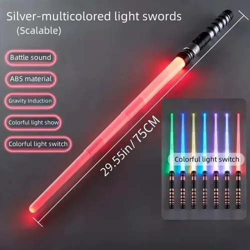 Sabre de Luz Star Wars 7 Cores - 76 Cm Cada - 1 Unidade Dourado