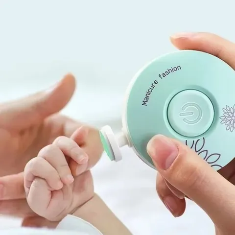 Cortadores de Unhas Elétricos para Bebês, Ferramentas de Polimento de Unhas para Crianças, Tesouras de Manicure para Bebês, Kits de Higiene para Bebês, Cortadores de Unhas para Recém-Nascidos
