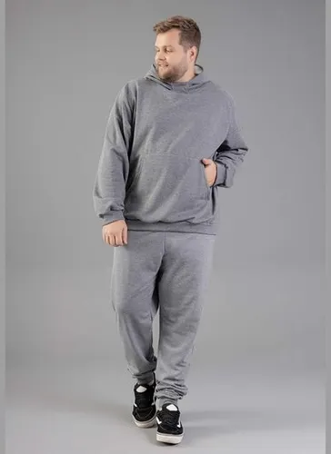 Blusão Masculino em Moletom Felpado (Cinza) Just Basic