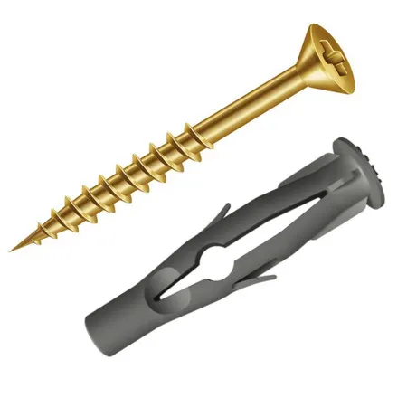Bucha 8mm para Tijolo Bloco Parede Oca com Parafuso 100 Pçs