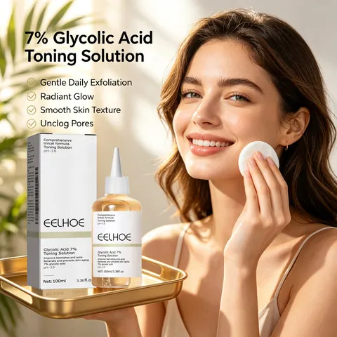 Solução Tonificante de Ácido Glicólico 7% Ordinary para Remoção de Acne, Lifting, Firming, Rugas e Cuidados com a Pele Facial Radiante