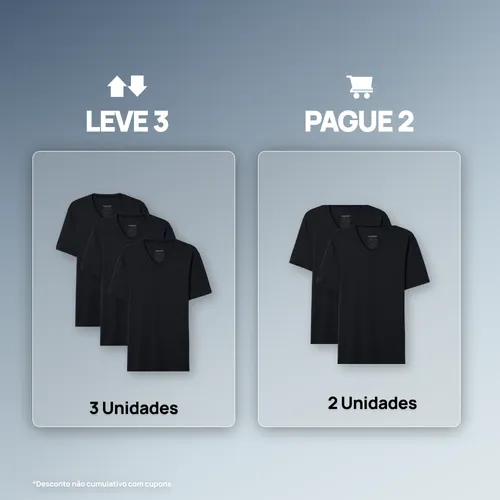 Tech T-Shirt Camiseta Gola V - Leve 3 Pague 2