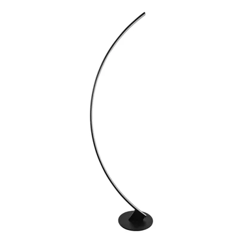 Luminária de Piso Led Alumínio Preto 23w 3000k Curve